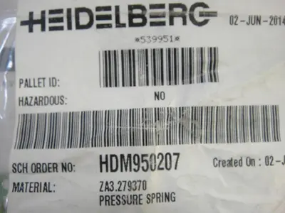 NEW HEIDELBERG ZA3.279370