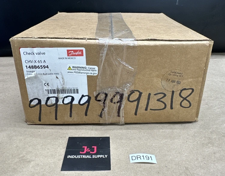 New | in-Stock Danfoss 148B6594 Valves/Fittings Indiana US | J&J Industrial Supply #913382