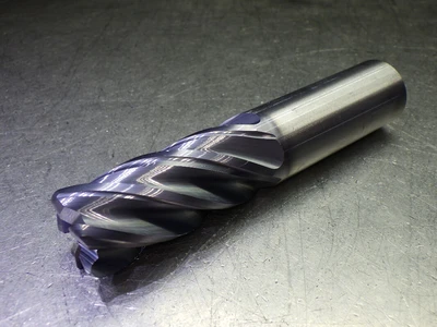 Kyocera / SGS 25mm Coolant Thru 5 Flute Carbide CR Endmill 3mm R 47148 (LOC234)