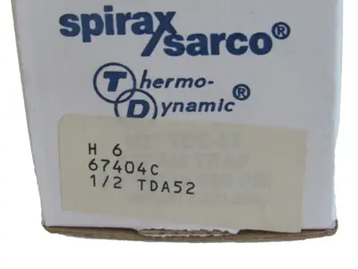 NEW SPIRAX SARCO TDA52 1/2" DRAIN TRAP 67404C