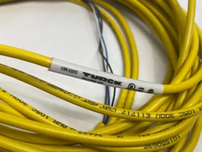 USED TURCK SINGLE ENDED PICOFAST CORDSET M8 FEMALE RT ANGLE U99-11072