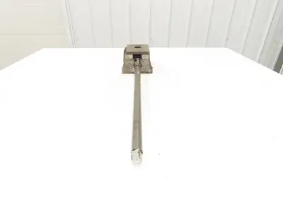 Machine Leveling Wedge Screw Jack 3-7/8"x 5-1/8" Pad - 3/8" Rise  20" Drive Ext