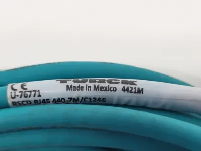 Used TURCK RSCD RJ45 440-7M/C1246, U-76771 Cable & Wire | Maverick Industrial Sales #1120133