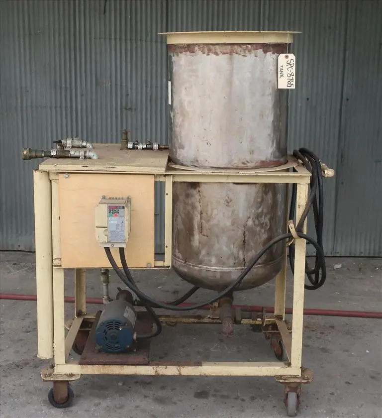 SPC8765  Tank 36 gallon vertical tank, Stainless Steel, dish