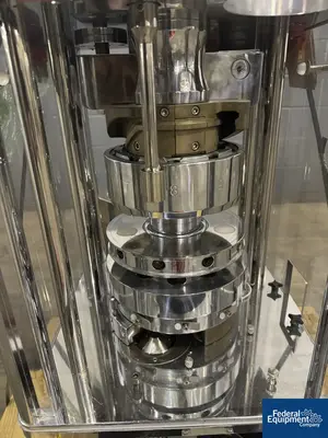 USED Riva Riva Piccola Rotary Tablet Press 10 Station, B Tooled