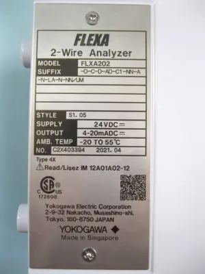 NEW Yokogawa FLXA202-D-C-D-AD-P1-NN-A-N-LA-N-NN/UM