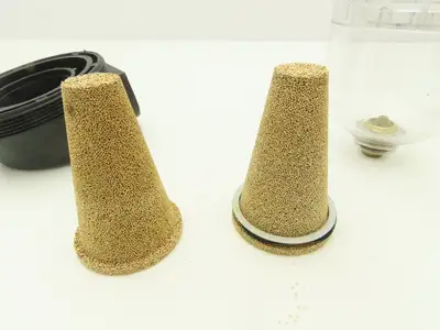 Master Pneumatic MRS100-8 Silencer Reclassifier Filter 1" NPT W/Drain Lot of 2