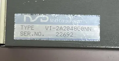 Used NSD VI-2A2048G0NN Misc Electrical & Power Parts Ohio US | Surplus Asset Holdings #1242607