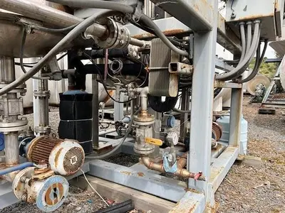 Scrubber, Solvent Recovery, 600 CFM, S/st, Chiller, Carbon, #C737471