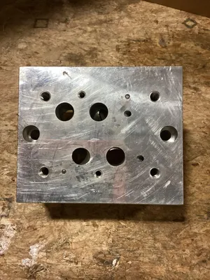 Daman Products AD07SPB16S Aluminum Valve Subplate Hydraulic Manifold