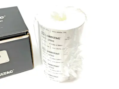USED LABELTAC PRO MODEL STANDARD PRINT RIBBON 4.33" X 984' ROLL, WHITE