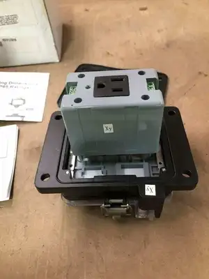 Grace H-RF0-K2 Domestic GFCI Inside-Outside Rear Outlet 120VAC 5A -NIB