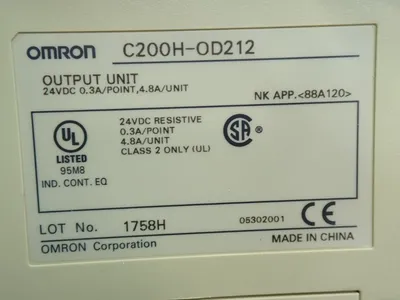 USED OMRON C200HOD212