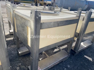 IBC 225 GALLON/30 CU FT PLASTIC CONE BOTTOM TOTES