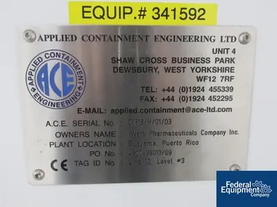 USED Applied Containment Engineering Applied Containment Engineering Portable HEPA Air Handler