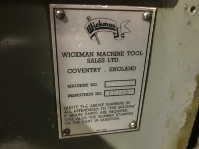1981 WICKMAN 1" X 6 Multi-Spindle Screw Machines (Cam) | Graff-Pinkert (8)