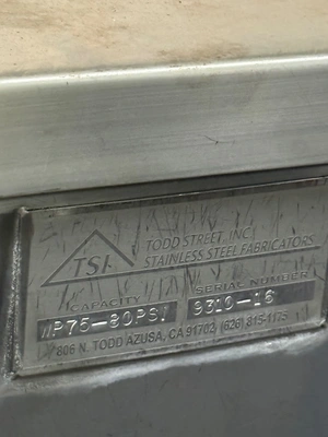 Used 75 Gallon Steam Mixer Stainless Steel for Sale Mixers California US | Elite Machine #1275464