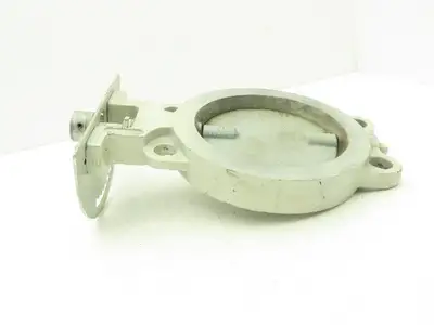 PDC 6" Butterfly Valve Wafer Style Iron Disc w/Handle 9829446-6