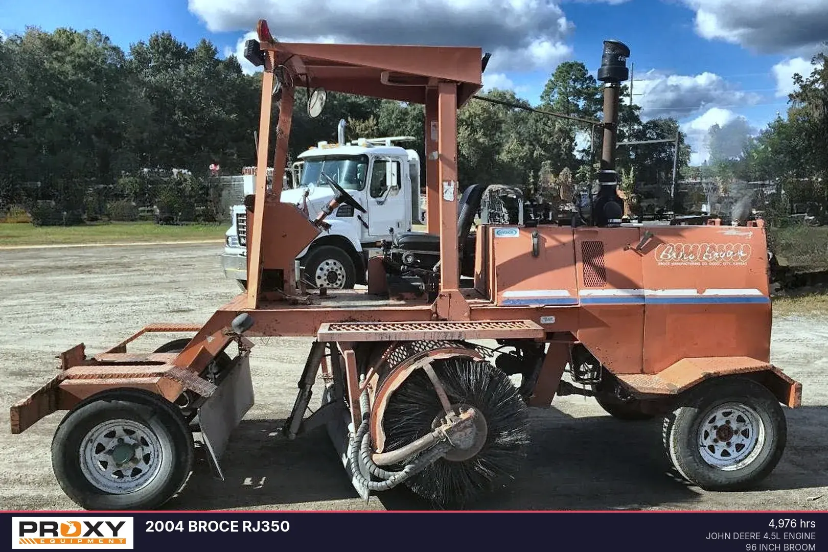 Used 2004 BROCE RJ350 Sweepers Florida US | Proxy Equipment #1377353