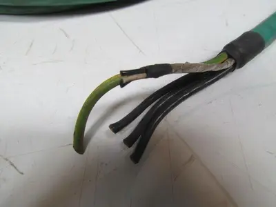 Siemens 570102.0004.02 KE 22/00 VDE-REG.NR.9558 5 Strand Wire w/6 Pin Connector