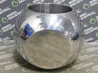 Ball Valve Ball 5-3/8" Bore 7-1/4" Bore Length 5" Flat Base Diameter Used