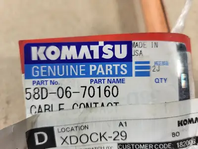 USED KOMATSU 58D-06-70160