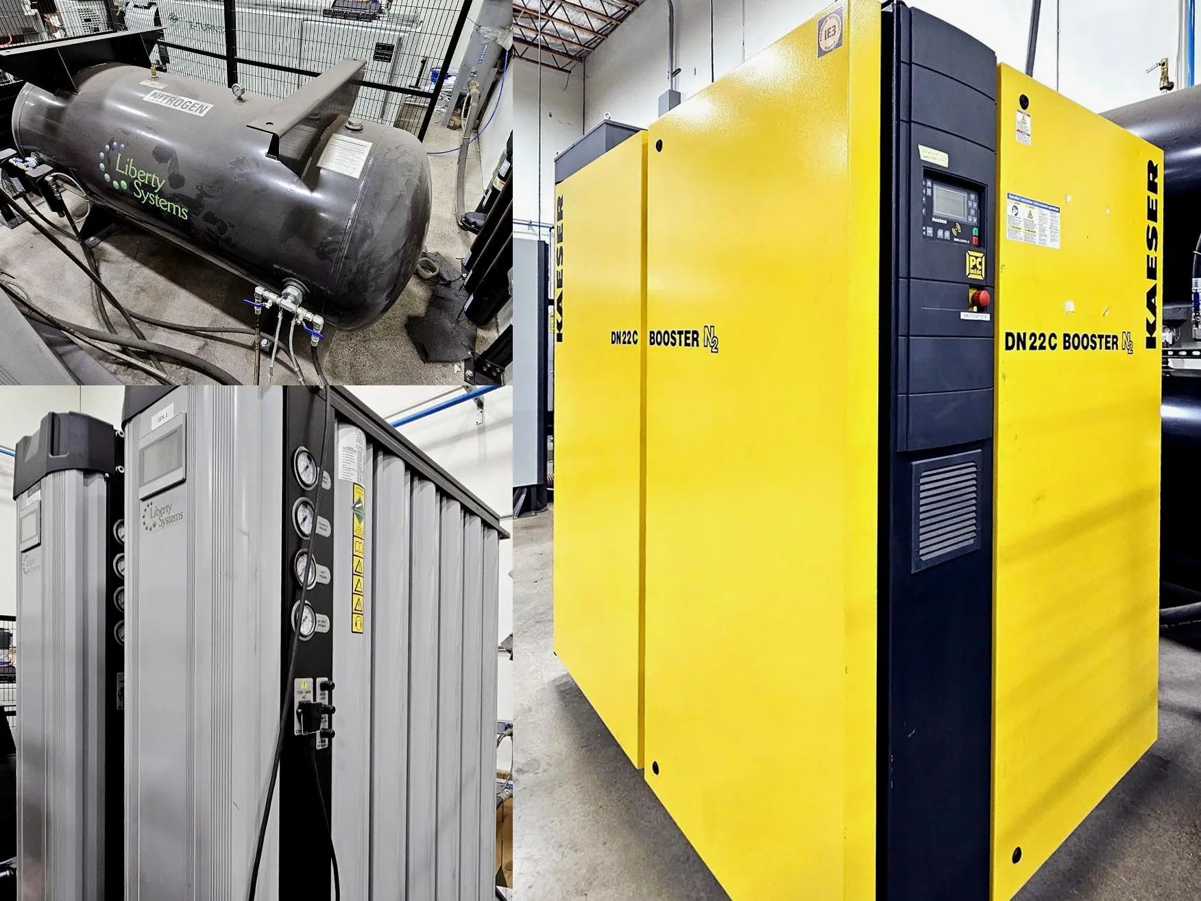Used 2017 LIBERTY SYSTEMS P7X-F9200 NITROGEN GEN. Nitrogen Generators | Machine Factory Outlet #1267075