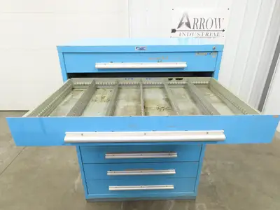 Nu-Era Tool Storage Cabinet Modular 8 Drawer 45x28x61" Stanley Vidmar Lista