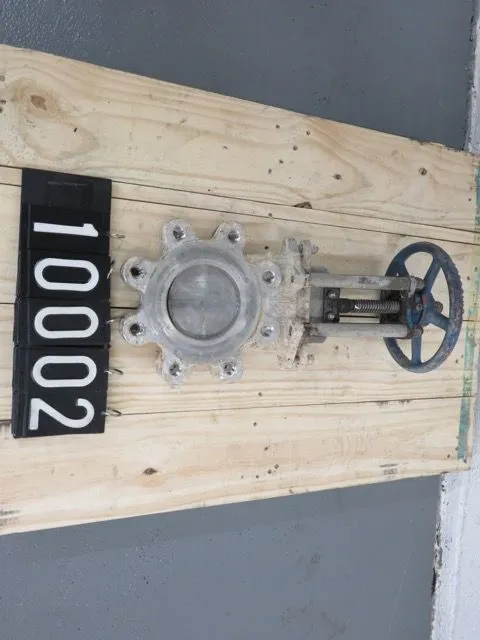 TL 4"-150 Knife Gate Valve, Hand Wheel Operated