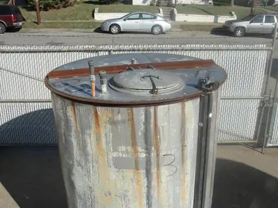 SPC7428  Tank 740 gallon vertical tank, Stainless Steel, flat