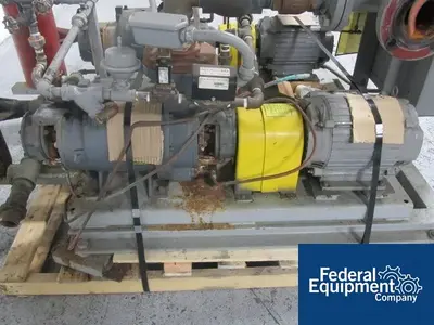 USED Nash Nash Vacuum Pump System, Model SC 2/7, C/S, 200 CFM, 10 HP, (2)