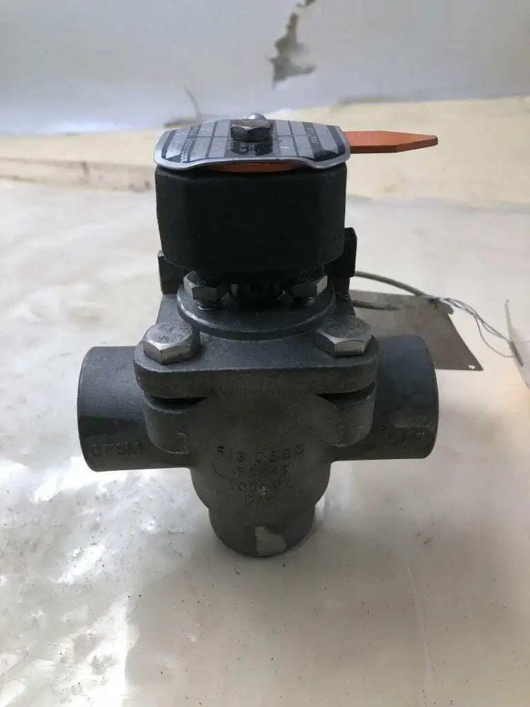 Tufline 0336A 316 Stainless Steel Manual 1″ 3 Way Plug Valve 400PSI @ 400°F