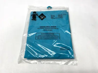 New | in-Stock SAFETY ZONE GREEN CHEMICAL RESISTANT APRON VINYL 36" X 50" Safety Equipment | Maverick Industrial Sales #1102558