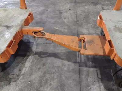 (2) 72" X 36" A STREICH & BROS HEAVY DUTY FLAT BED TOW CARTS: STOCK #23688