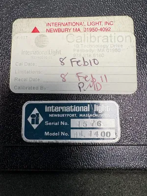 INTERNATIONAL LIGHT INC. IL 1400A Electrical/PLC/Automation | ESS Industrial Equipment Sales (8)