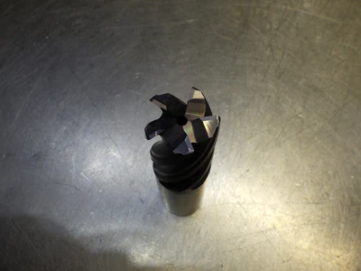 Kyocera / SGS 1" 5 Flute Coolant Thru Carbide Cr Endmill .06 R 38654 (LOC3646)