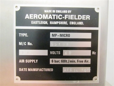 Used AEROMATIC _UNKNOWN_ Fluid Bed Dryers Connecticut US | DMC Industries #1281543
