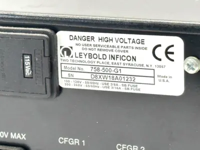 Used LEYBOLD INFICON _UNKNOWN_ Semiconductor Test Michigan US | Maverick Industrial Sales #1122837