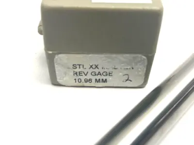 USED VERMONT GAGE REVERSIBLE GAGE MASTER CLASS XX STEEL 10.96MM