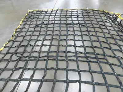 Miller 10'x 9' Nylon Cargo Net 1" Webbing w/Safety Snap Hooks