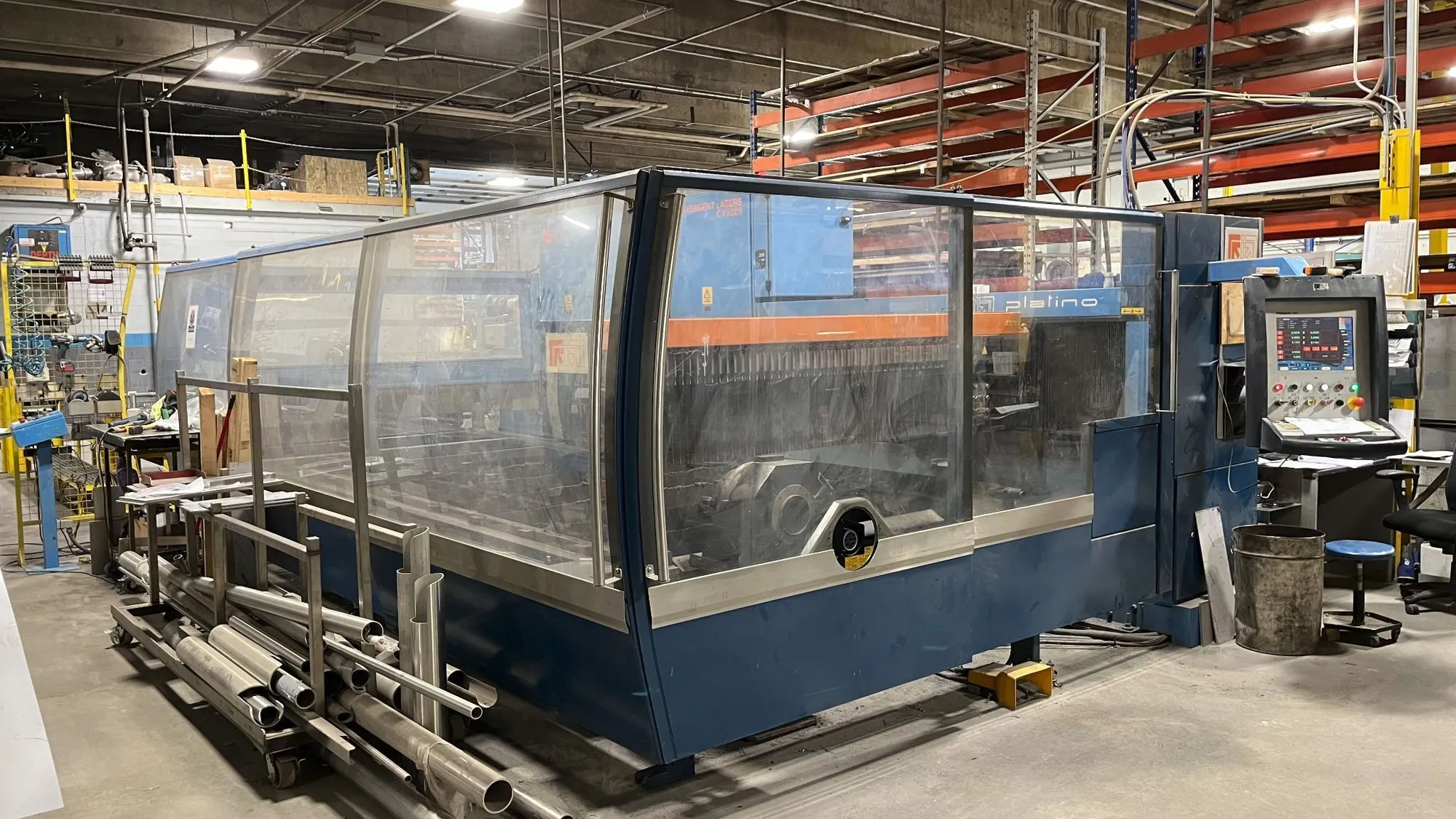Prima Platino 2040, 5kW, 2008 with laser tube