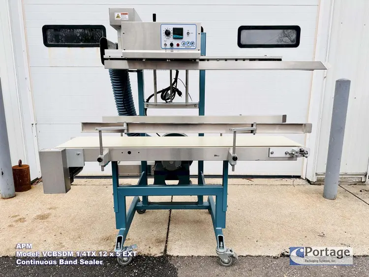 New | in-Stock APM MACHINERY VCBSDM 1/4TX  12X5EXT Sealers Ohio US | Portage Packaging Systems, Inc. #394176