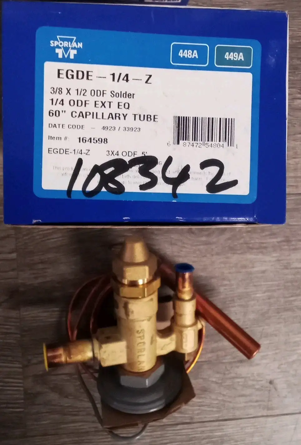 Used Sporlan Sporlan Edge-1 / 4-Z Chiller & Refrigeration Parts US | Infinity wholesale & Supply LLC #1305720