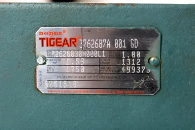 USED DODGE TIGEAR 3762687A 001 GD