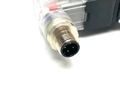 USED SMC SOFT START-UP VALVE, BODY PORTED, M12 4-PIN DIN PLUG