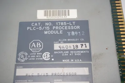 ALLEN BRADLEY 1785-LT PROCESSOR MODULE 1785LT