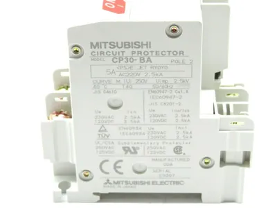 NEW MITSUBISHI CP30-BA-2P CIRCUIT PROTECTOR CP30BA CP30BA2P