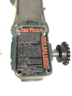 Baldor CD3450 Industrial Motor with a Dodge Tigear Gear Reducer