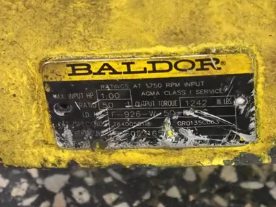 Baldor  1 Hp Gear Drive