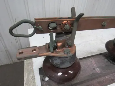 Westinghouse Large Vintage Double Throw Knife Switch Steam Punk Wall Hanger